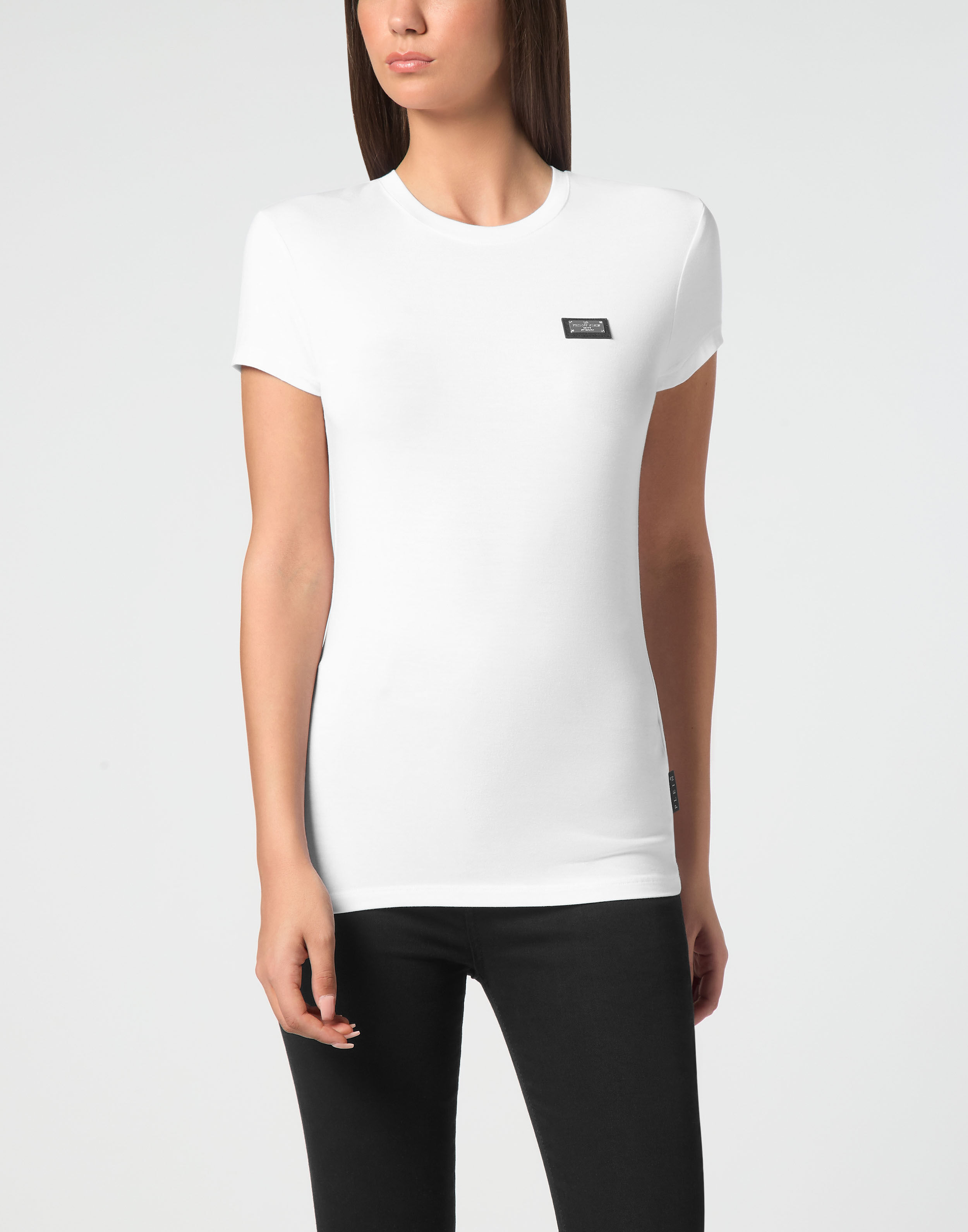 Modal T Shirt Sexy Pure Round Neck SS Philipp Plein