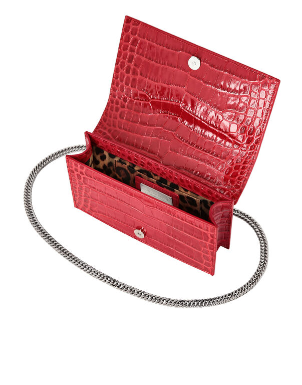 Croco Leather Mini Bag
