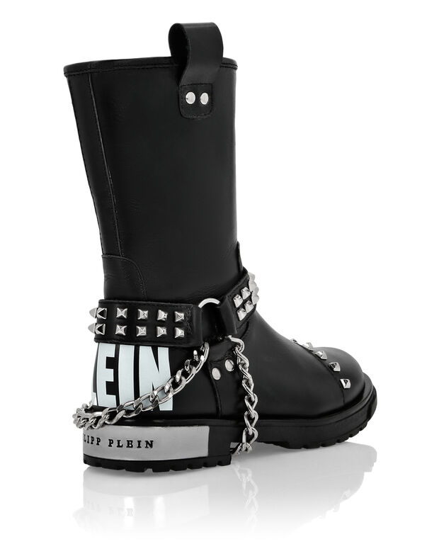 Boots Low Flat Studs