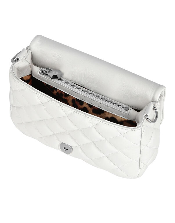 Leather Small Shoulder Bag Hexagon