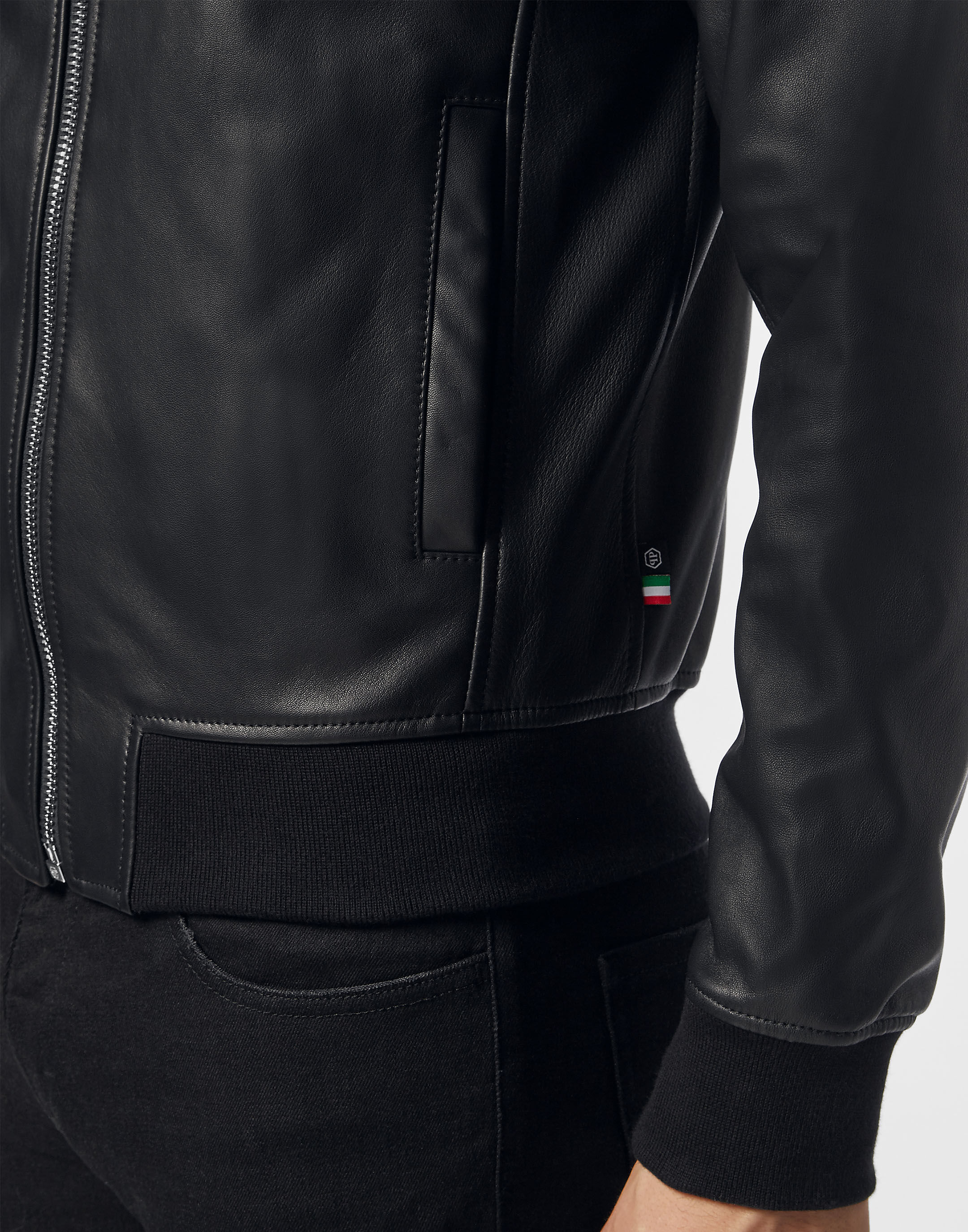 Leather Bomber Statement Philipp Plein