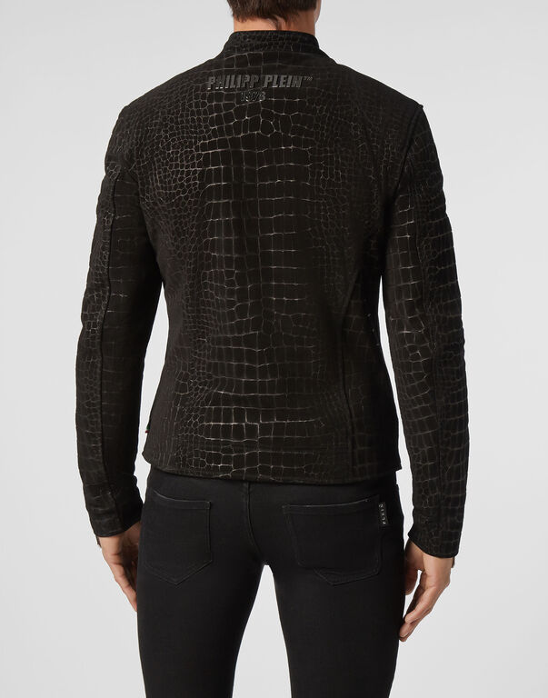 Leather Moto Jacket Statement