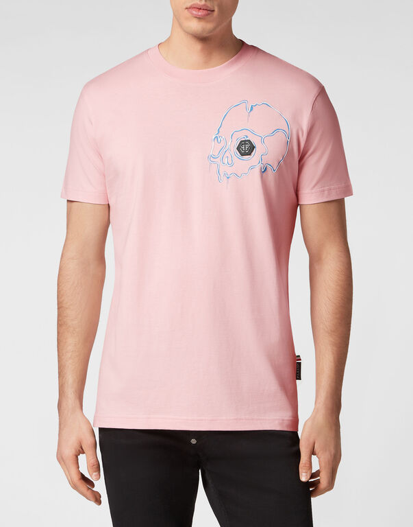 T-shirt Round Neck SS Dripping Skull