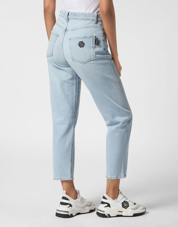 Denim Trousers Mom Fit