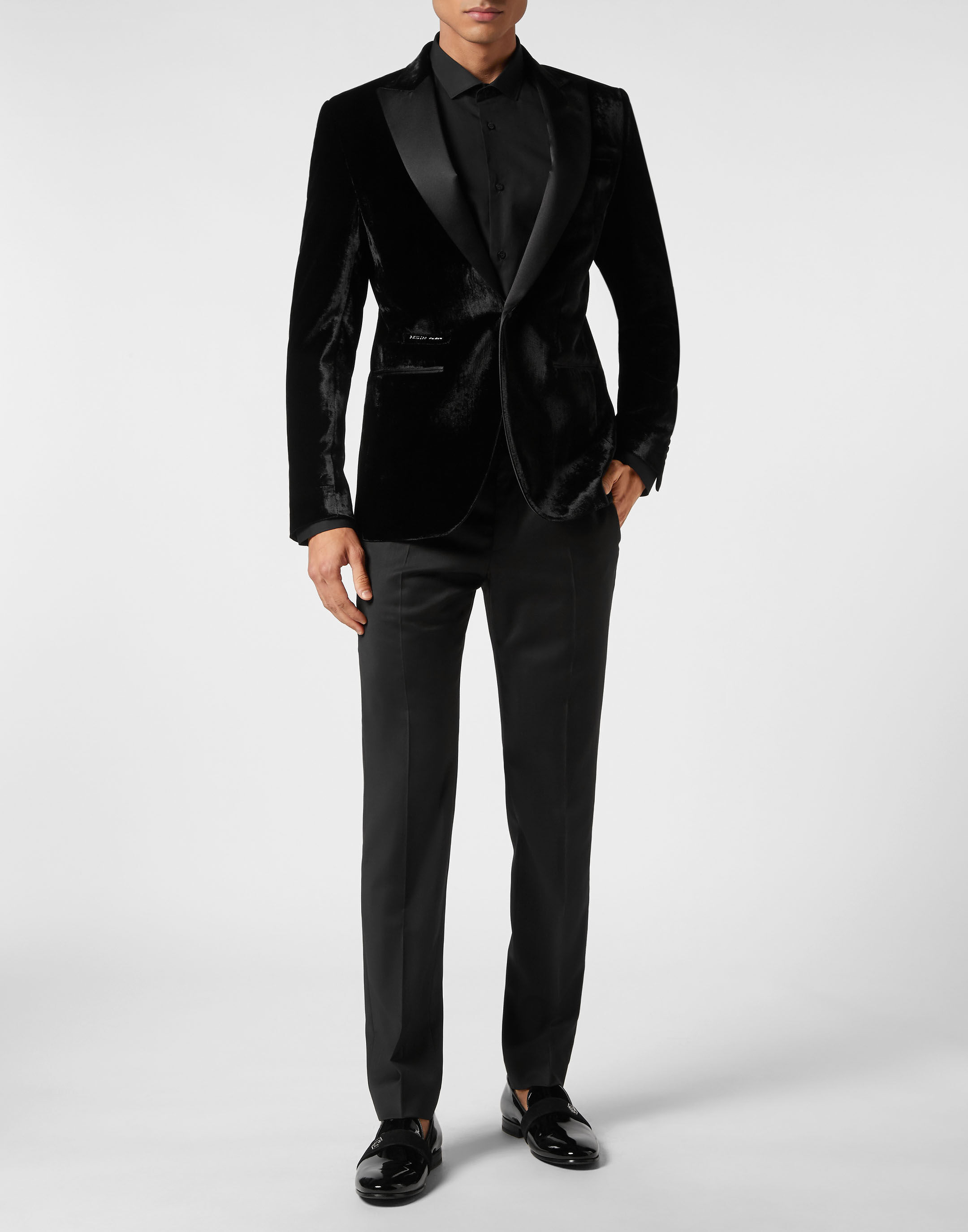 Hugo boss outlet velvet blazer