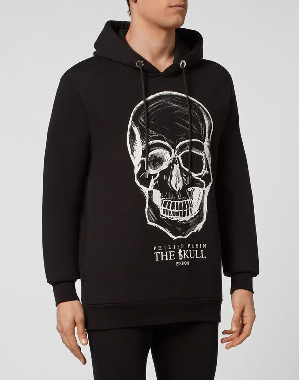 Hoodie sweatshirt print Skull