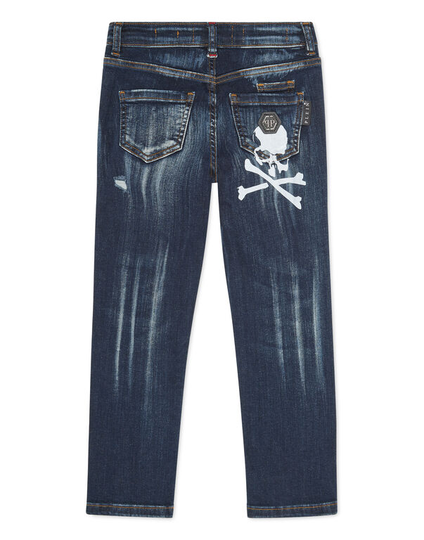 Super Straight Cut Trousers Skull&Bones
