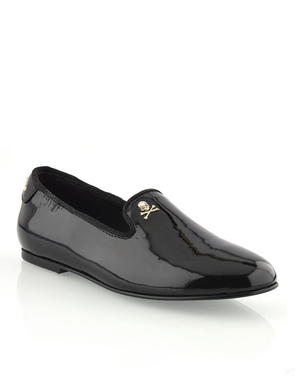 LOAFERS PATENT SKULL