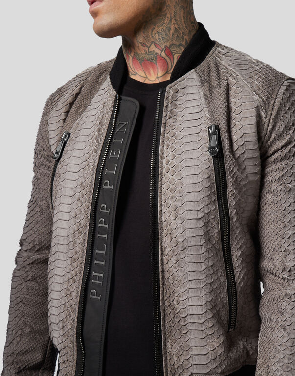 Leather Bomber Luxury