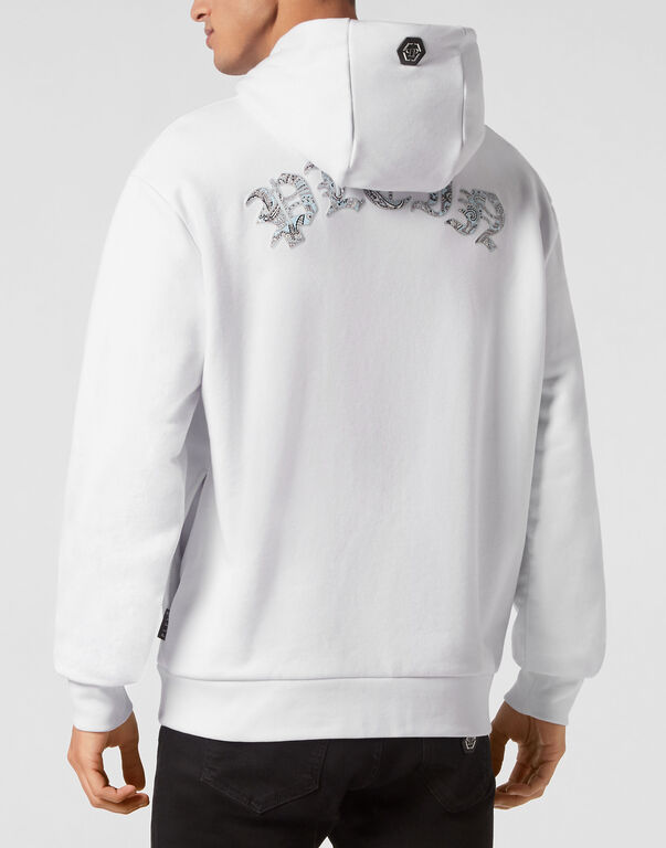 Hoodie sweatshirt Paisley Teddy Bear