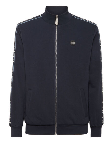 Fleece Tracksuit Jacket Plein Tape