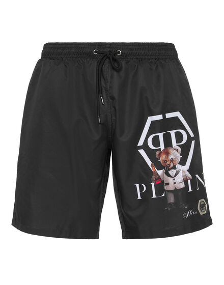 Nylon Jogging Shorts Teddy Waiter