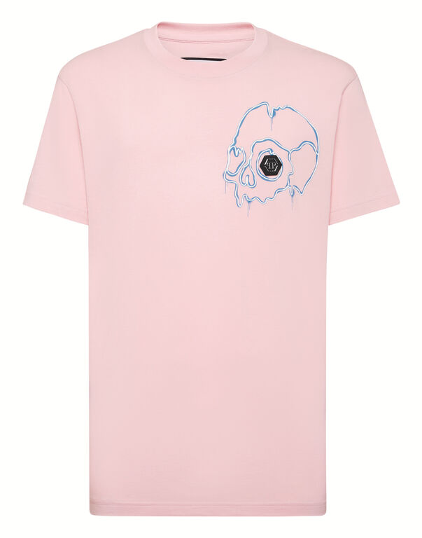 T-shirt Round Neck SS Dripping Skull