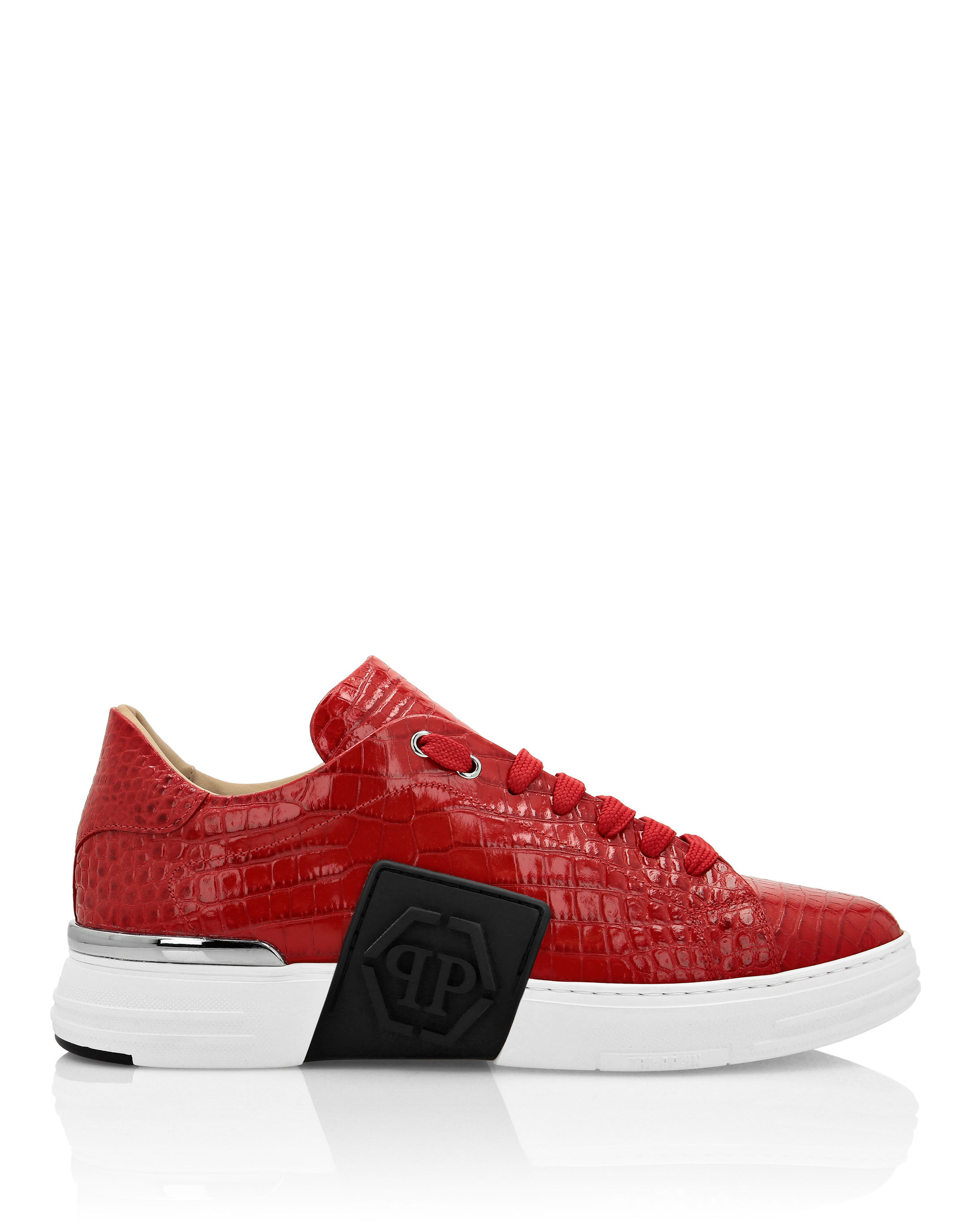 LO TOP SNEAKERS PHANTOM KICK COCCO PRINT HEXAGON Philipp Plein