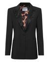 Wool Boxy Blazer Skull strass