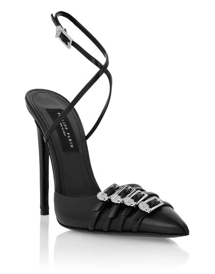 Multi-Strap Crossing High Heels 12