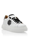 LEATHER LO-TOP SNEAKERS HEXAGON