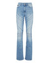 Denim Flare Trousers Racing