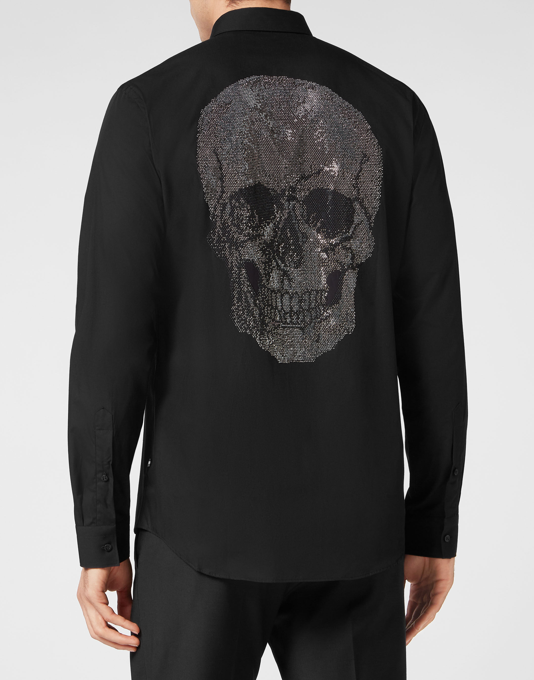 Philipp Plein Sugar Daddy contrast-trim shirt - White