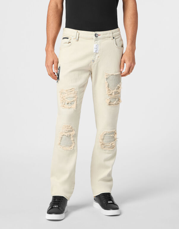 Denim Rock Star Fit Trousers