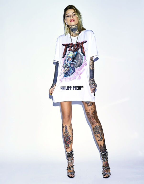 T Shirt Round Neck Ss Rock Pp Philipp Plein