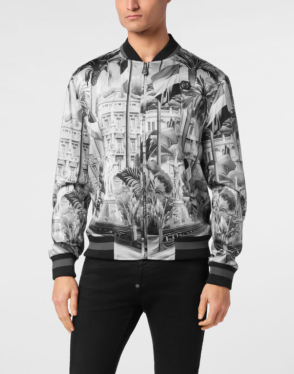 Satin Bomber Cote d'Azur