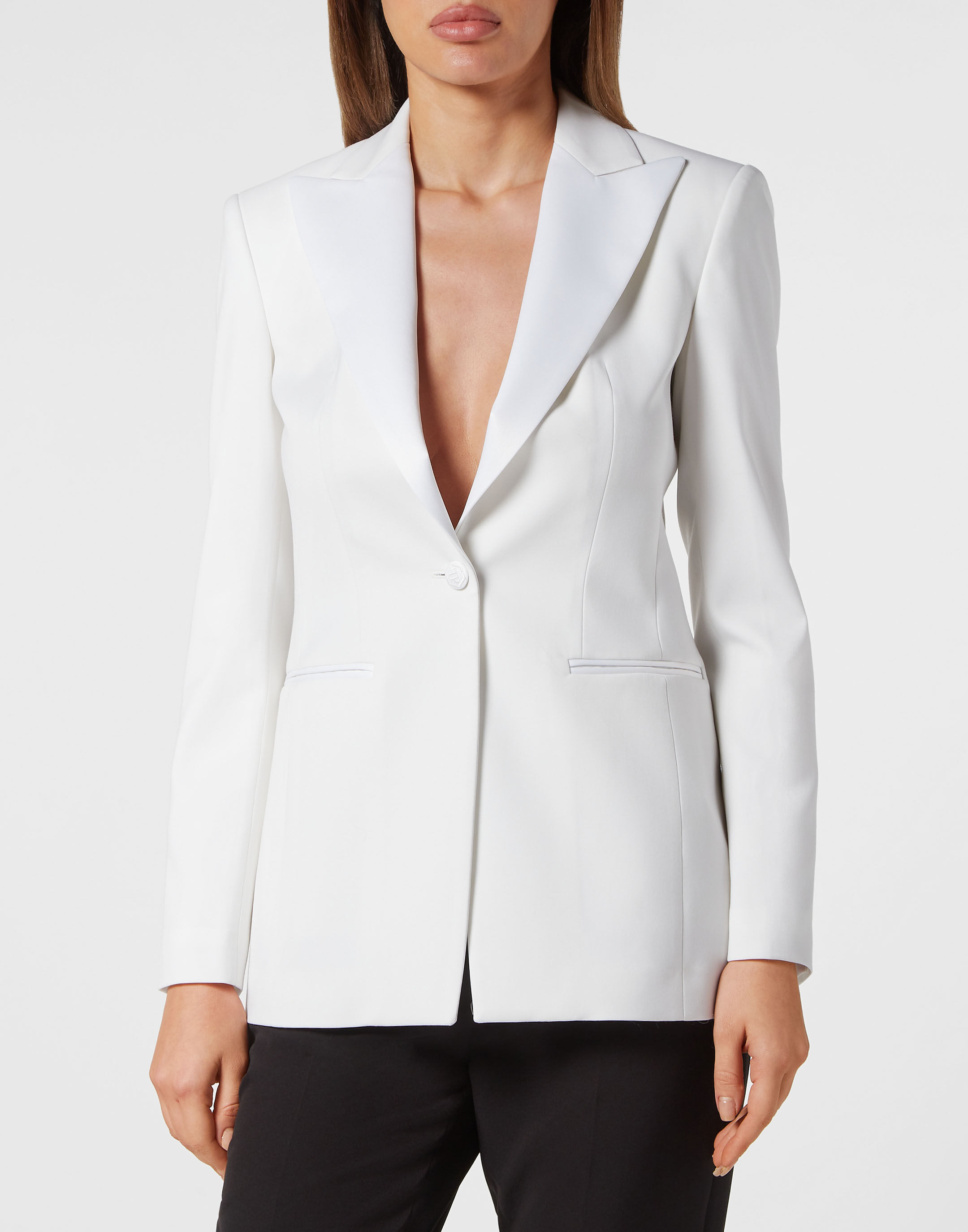 White slim fit blazer on sale