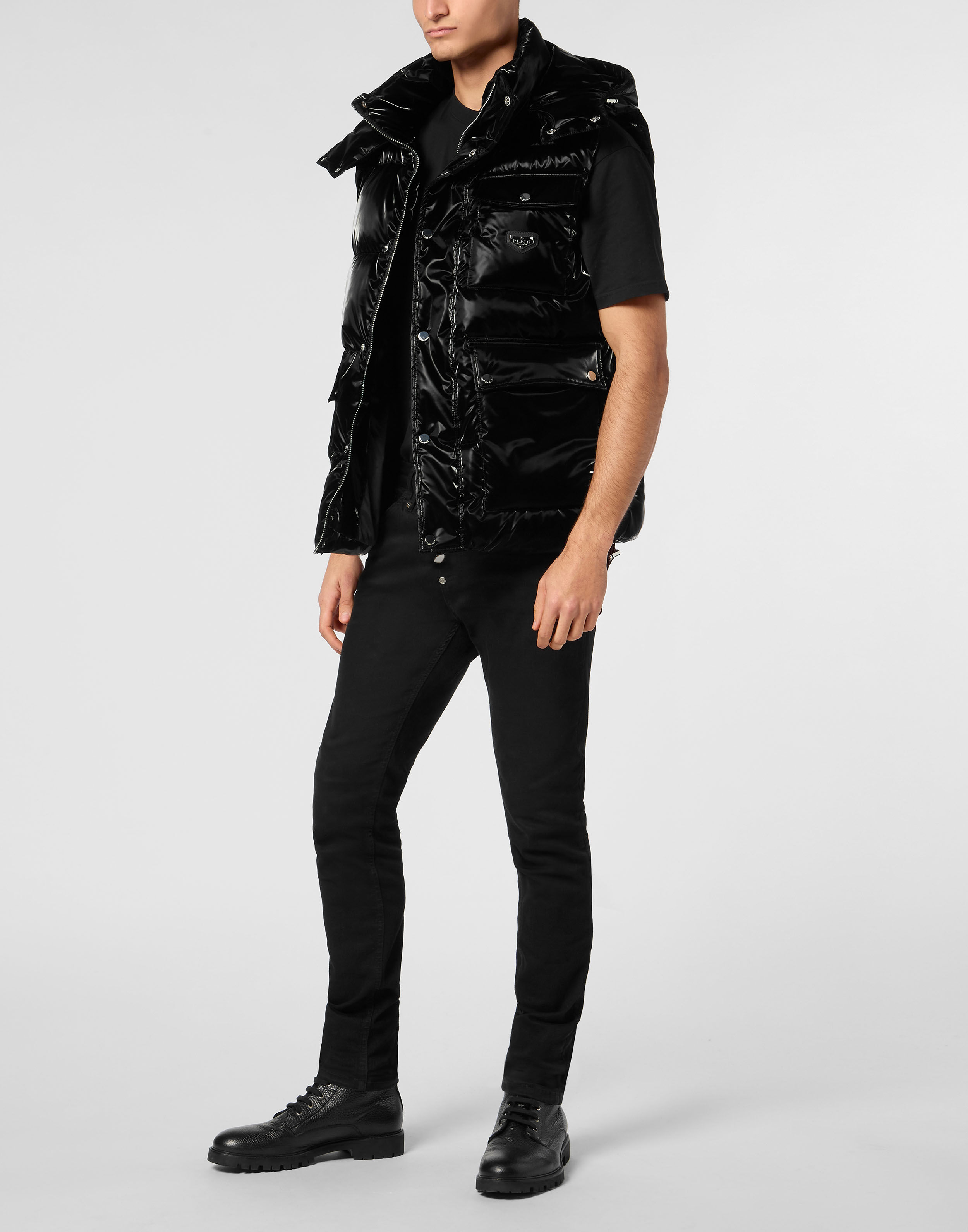 Nylon Puffer Vest | Philipp Plein