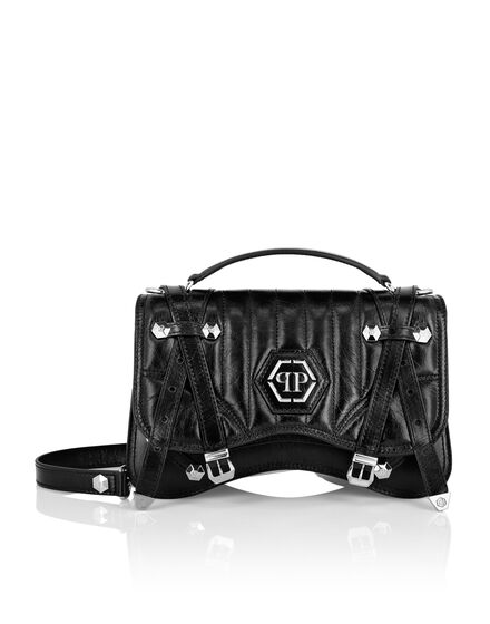 Leather Medium Belt Bag Hexagon