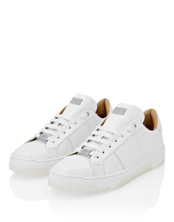 Leather Lo-Top Sneakers Monogram