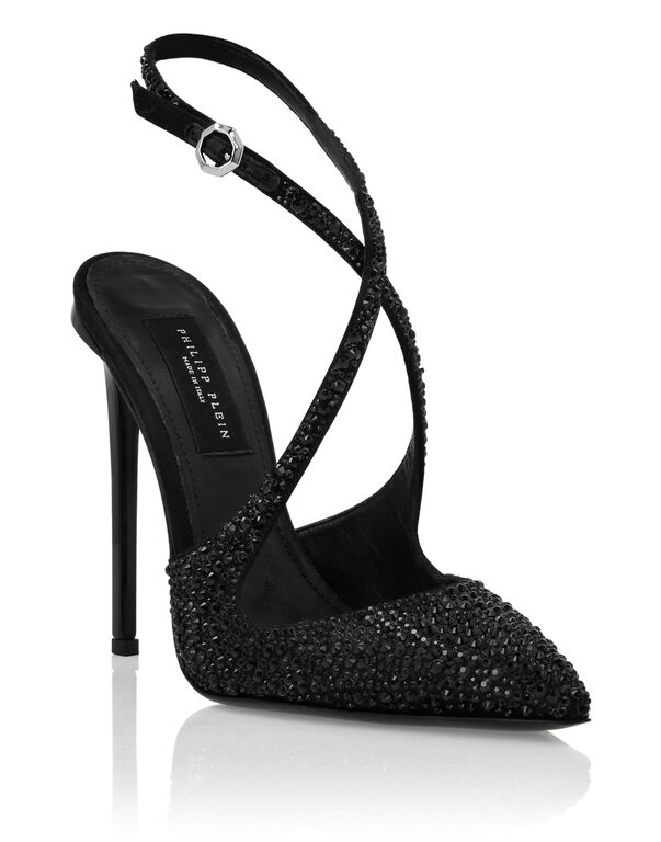 Slingback Shoes Strass