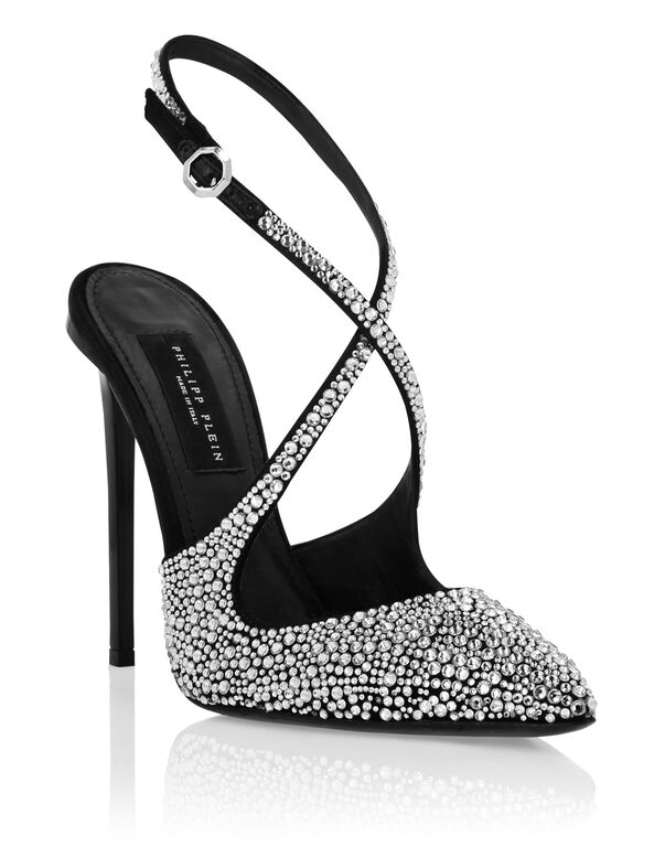 Slingback Shoes Strass