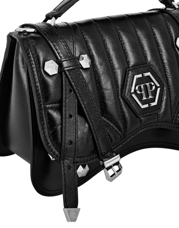 Leather Medium Belt Bag Hexagon
