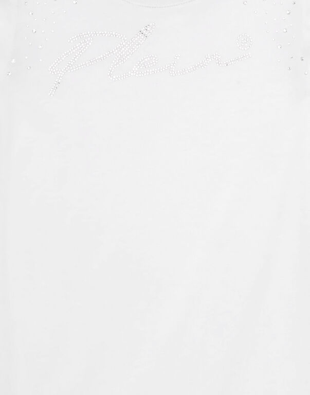 T-shirt Short Dresses Strass Signature