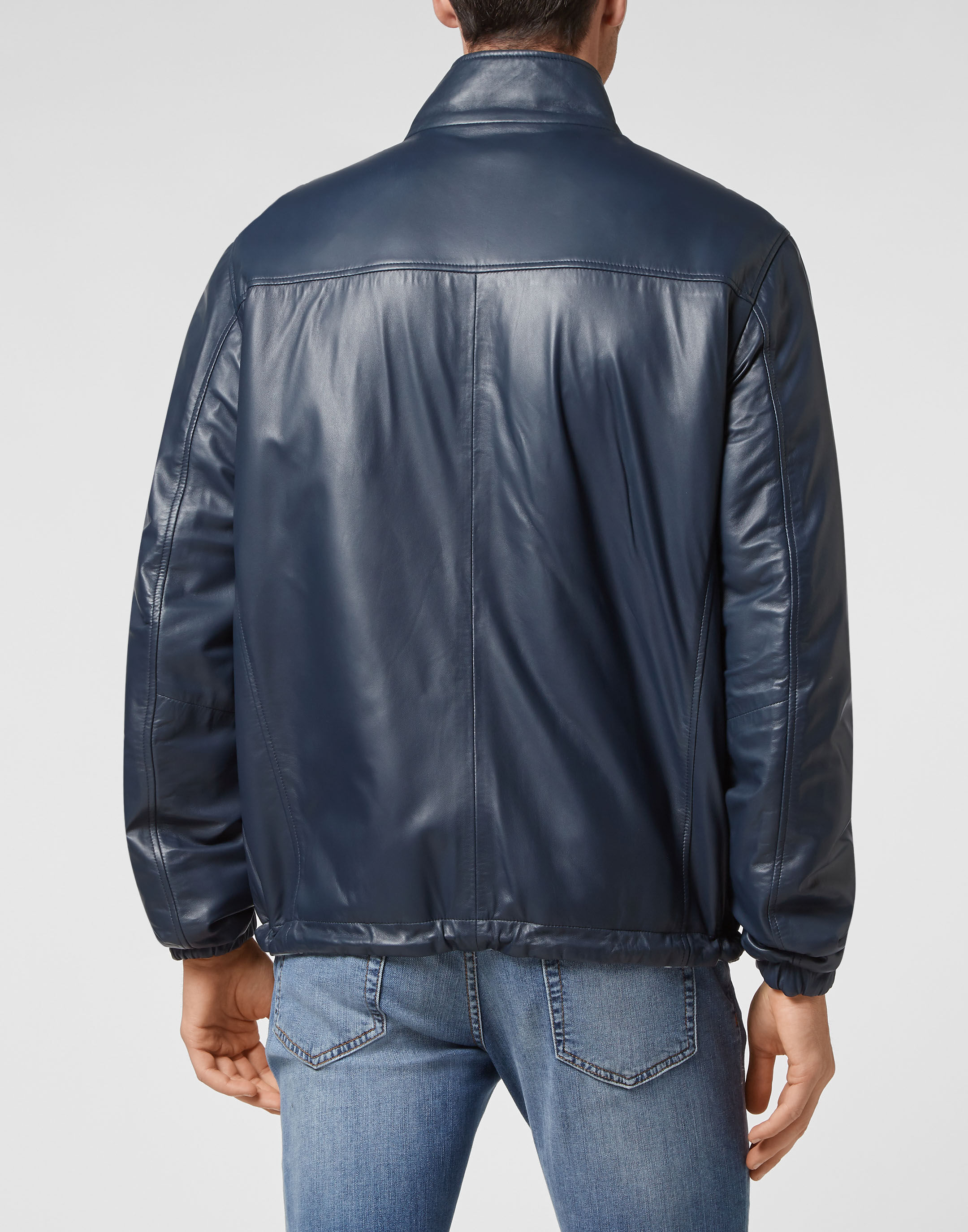 Soft leather jacket mens cheap