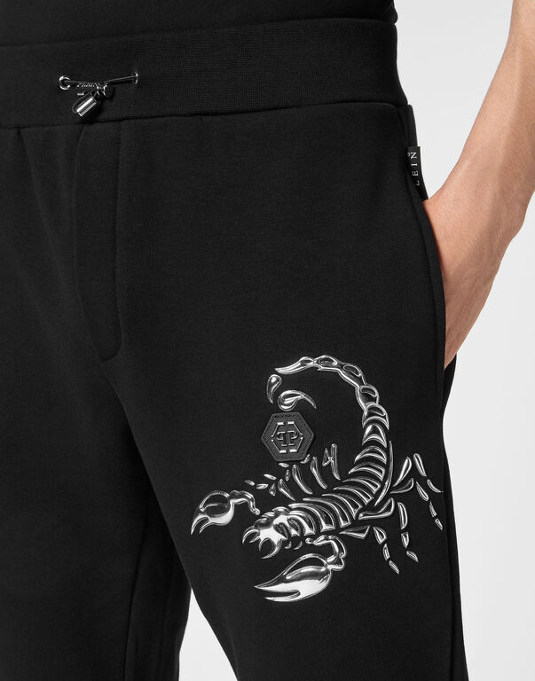 Pantalon de jogging pour homme Philipp Plein en coton mélangé Noir