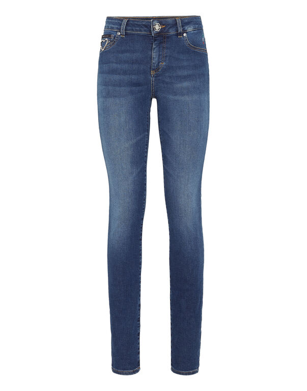 Denim Jeggings Heart