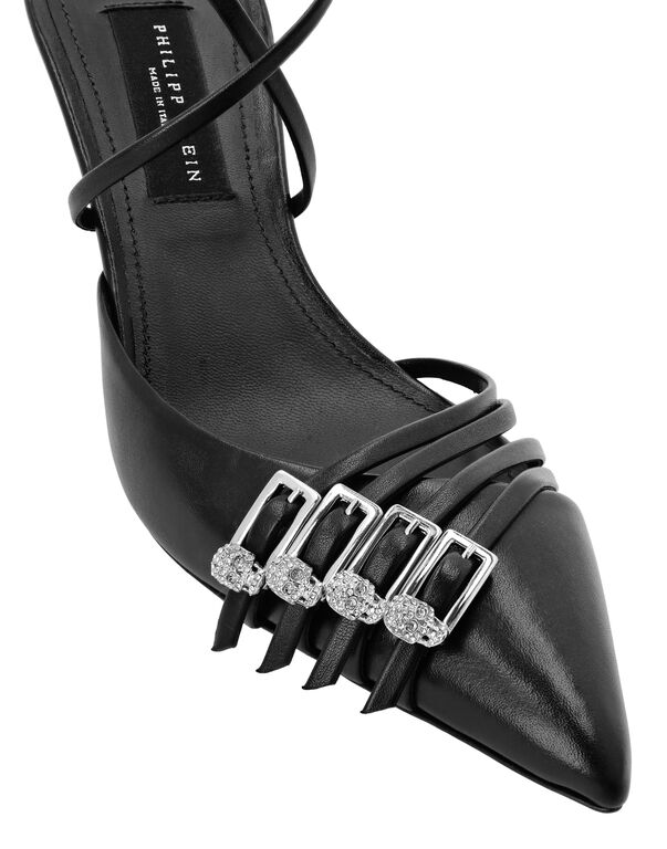 Multi-Strap Crossing Mid Heels 5
