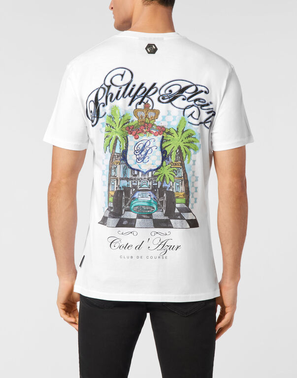T-shirt Round Neck Club The course Stones