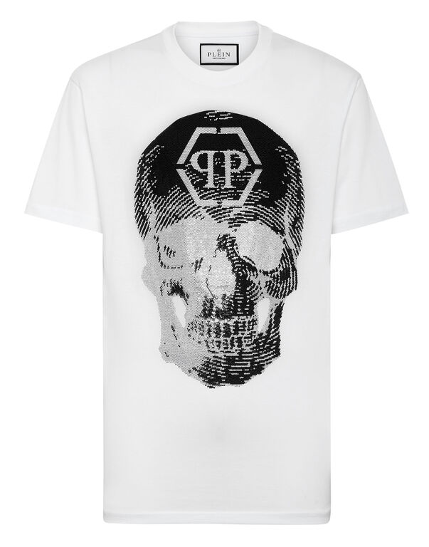 T-shirt Round Neck SS Skull with Crystals | Philipp Plein