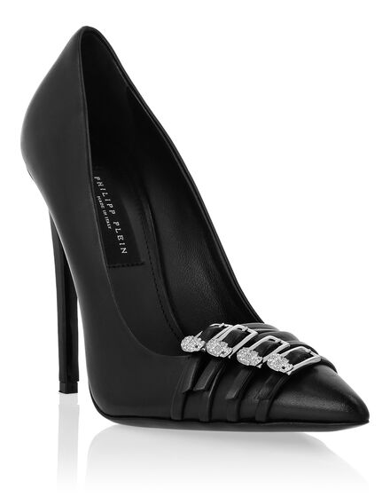 Multi-Strap Nappa Leather Pumps 12