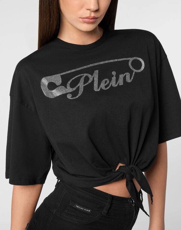 T-shirt Round Neck SS Crop