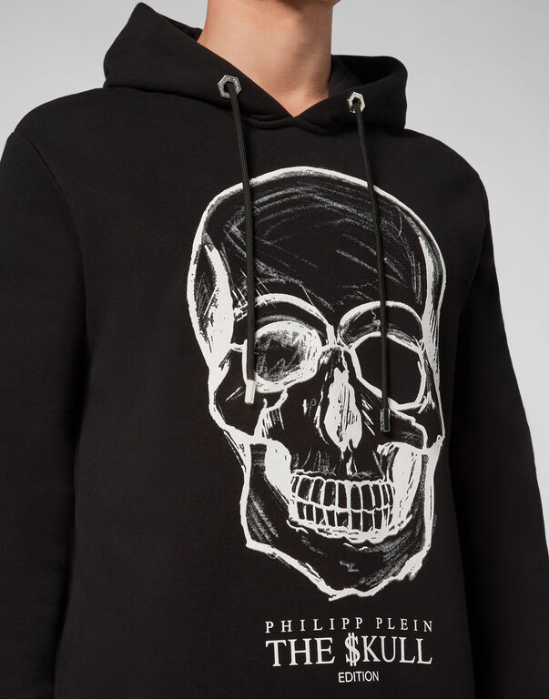 Hoodie sweatshirt print Skull