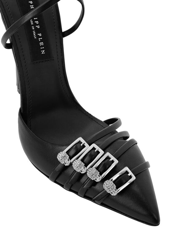 Multi-Strap Crossing High Heels 12