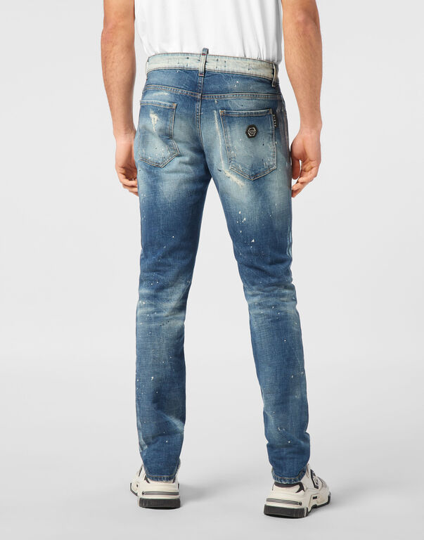 Super Straight Cut Trousers Paisley Bandana