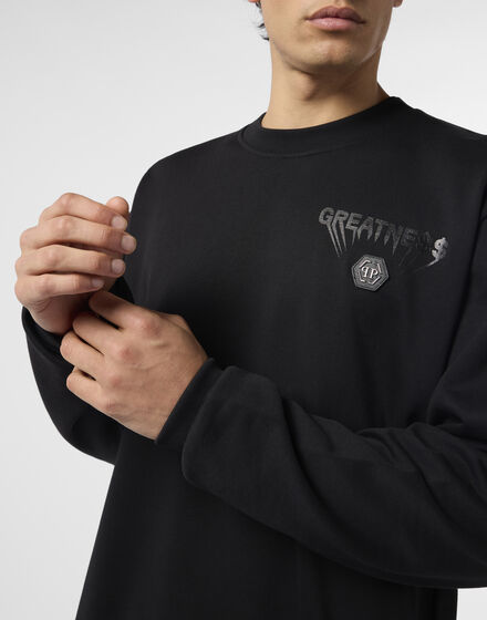 Fleece Round Neck Sweatshirt Greatness