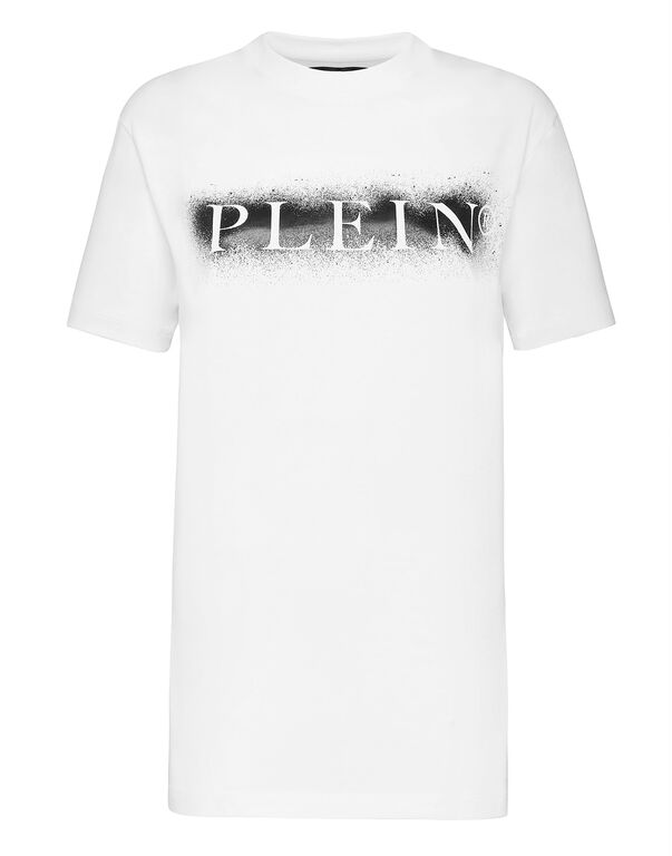 T-shirt Round Neck SS Spray Effect Print Philipp Plein TM