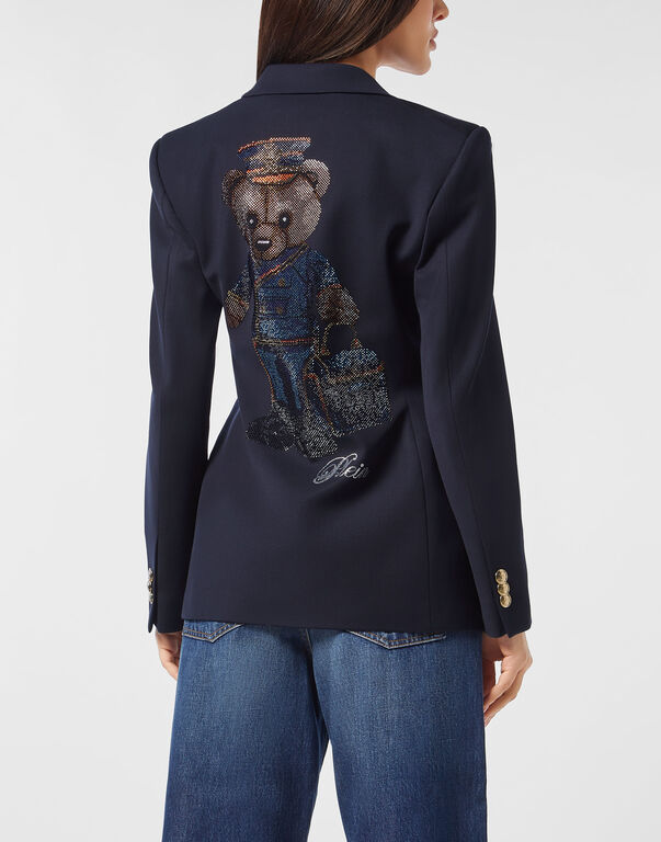 Marine Fit Double-Breasted Blazer Teddy