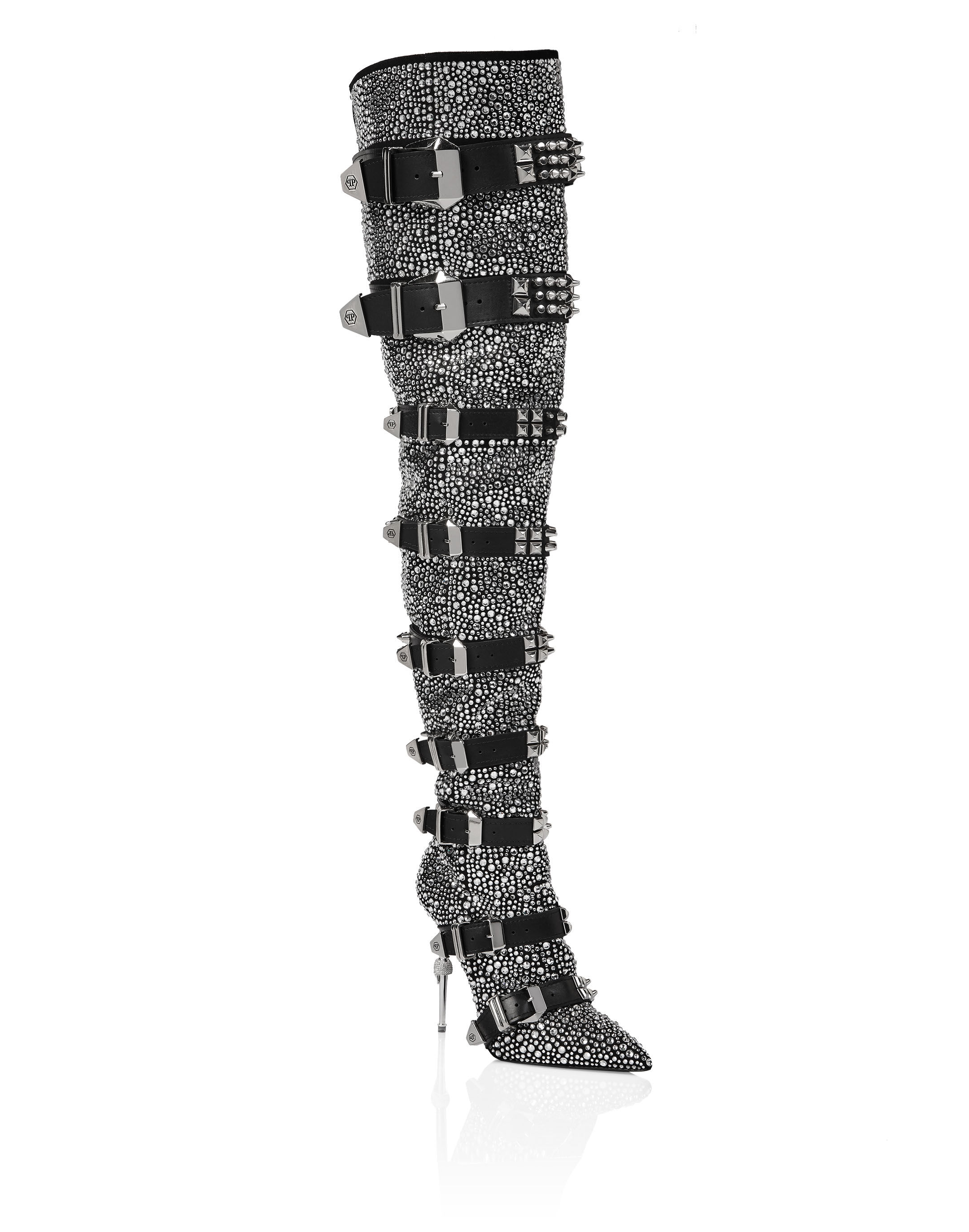 bootie high heels Crystal | Philipp Plein