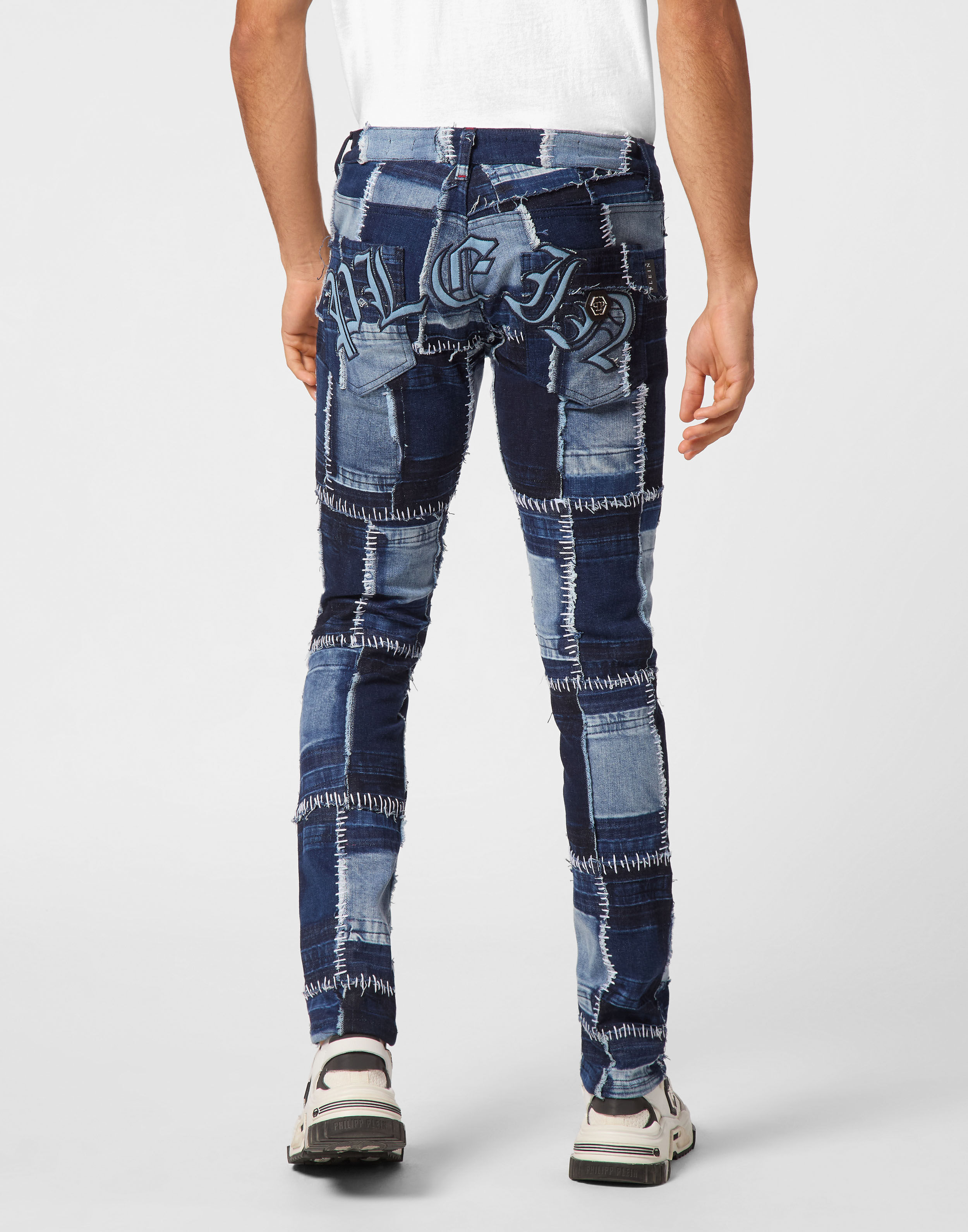 【正規取扱店】 Denim Trousers Super Straight Cut | Philipp Plein パンツ